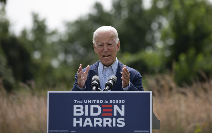 Joe Biden speaks about the urgent need to address climate change 