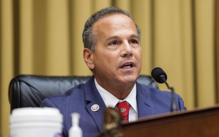 Commercial and Administrative Law House Subcommittee Chairman Rep. David Cicilline (D-RI) speaks during the House Judiciary Subcommittee on Antitrust, Commercial and Administrative Law hearing on Online Platforms and Market Power in Washington 