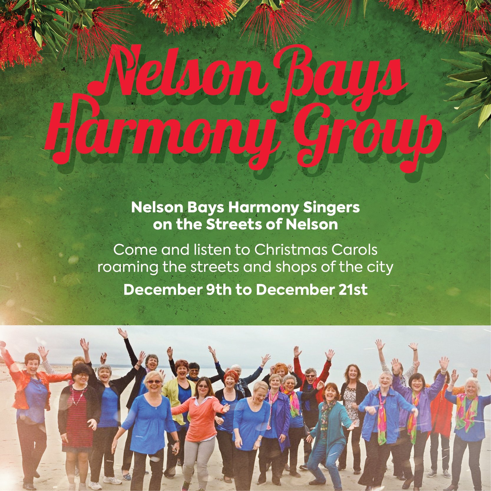 Christmas Carols by Nelson Bays Harmony Group Performance at Nelson