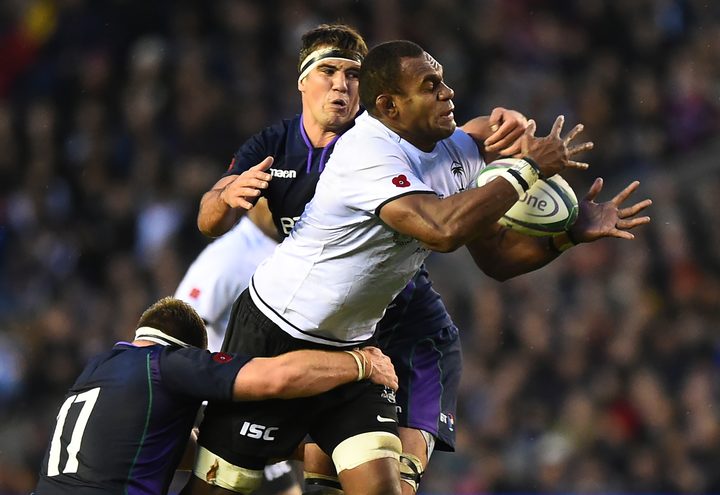 Leone Nakarawa was yellow carded in Fiji's defeat in Scotland.