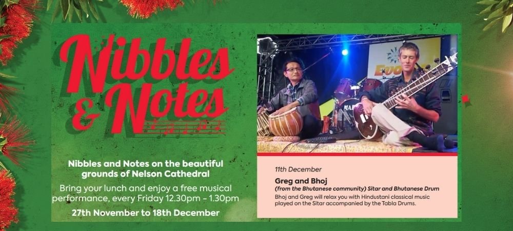 Nibbles & Notes Nelson City Christmas 2020 at Nelson Cathedral on 11 December
