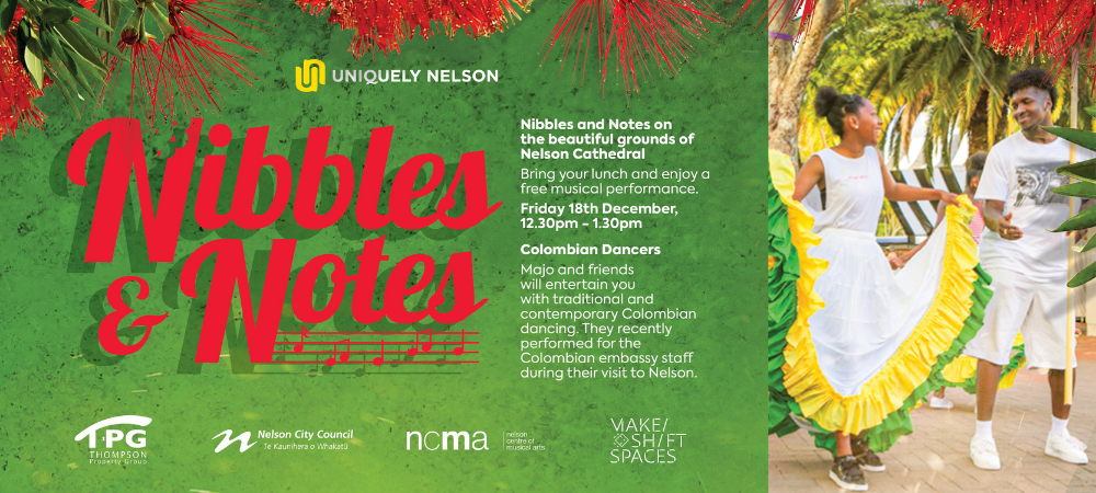 Christmas in Nelson | Nibbles & Notes | Colombian Dancers