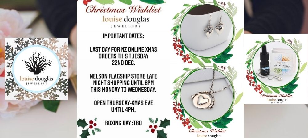 Christmas Wishlist At Louise Douglas Jewellery