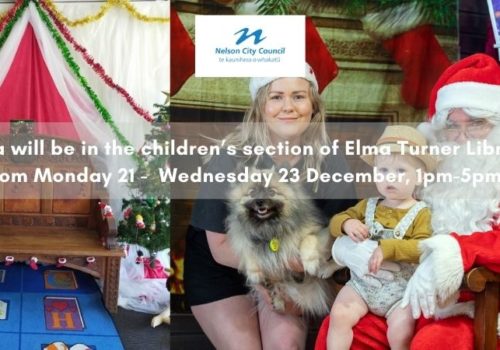 From Monday 21 - Wednesday 23 December, Santa Will Be In The Children’s Section Of Elma Turner Library.