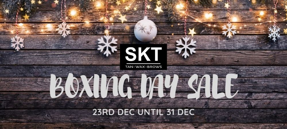 Boxing Day Sale At SKT Tan Wax Brows