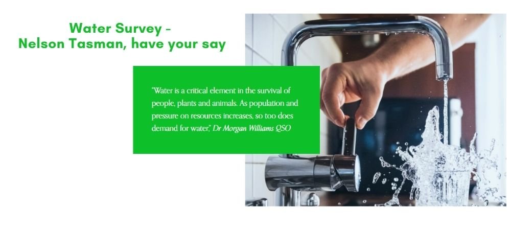 Water Survey - Nelson Tasman, have your say