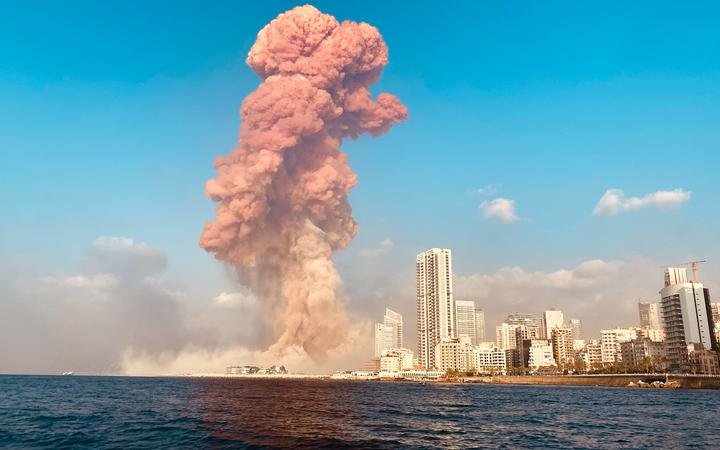 A large explosion rocked the Lebanese capital Beirut on 04.08.2020. The blast, which rattled entire buildings and broke glass, was felt in several parts of the city. Mikhail Alaeddin