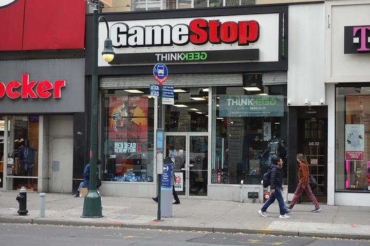 A New York GameStop store.
