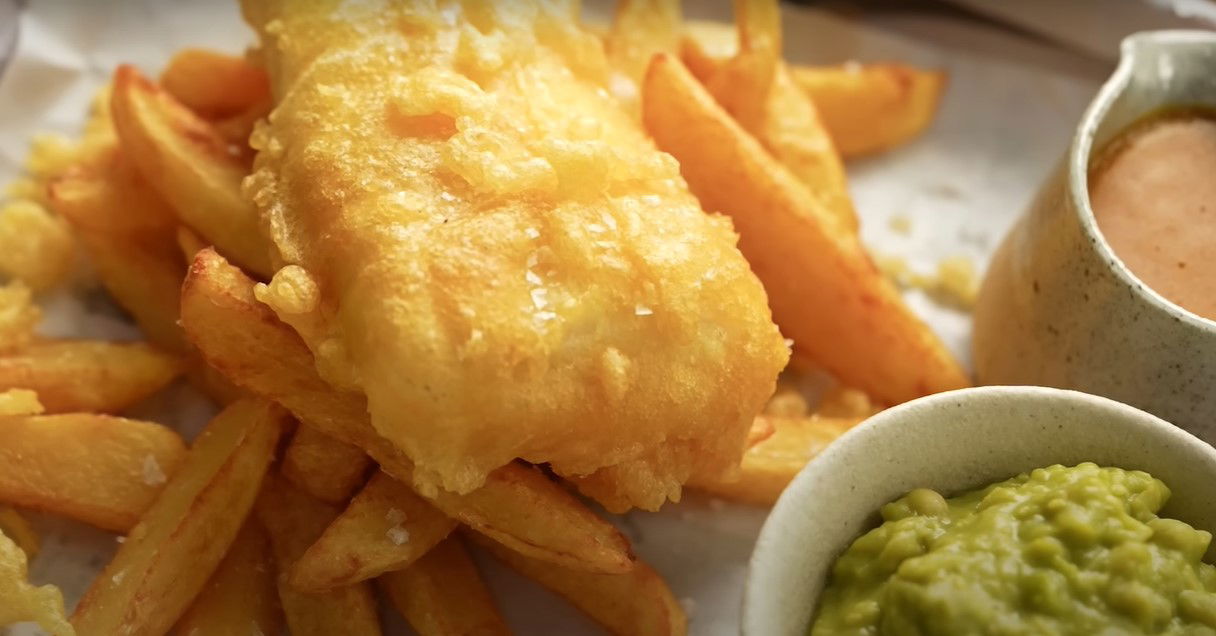 BRITISH fish & chips! Mushy Peas..Curry Sauce...It's On! Marion’s Kitchen Uniquely Nelson